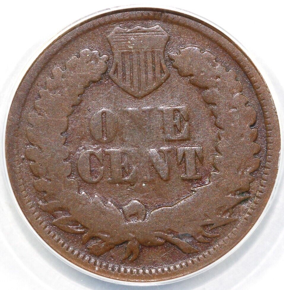 1869 1c Indian Head Cent ANACS Good 4