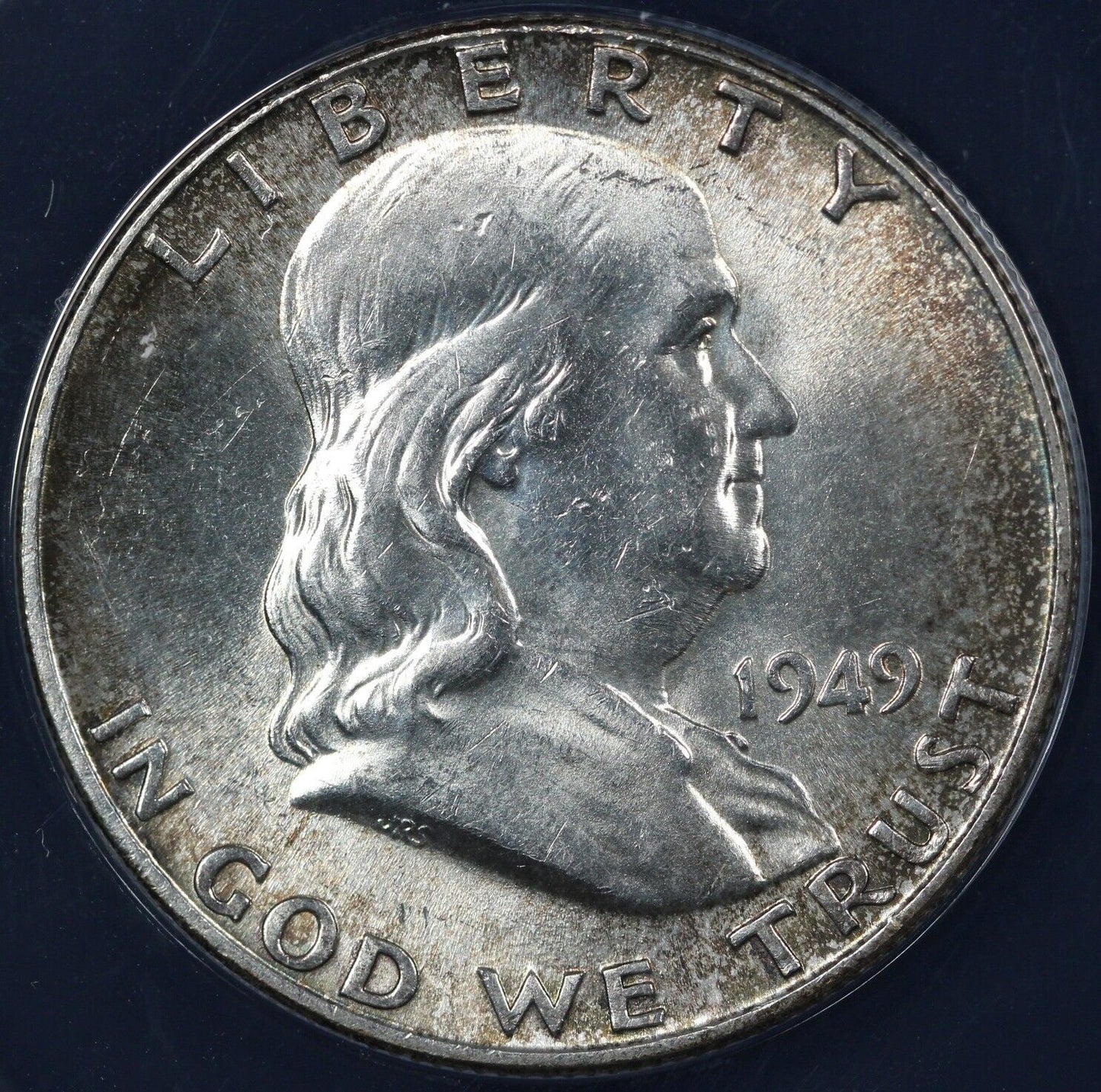 1949 50c Full Bell Lines Franklin Half Dollar ANACS MS 63 FBL