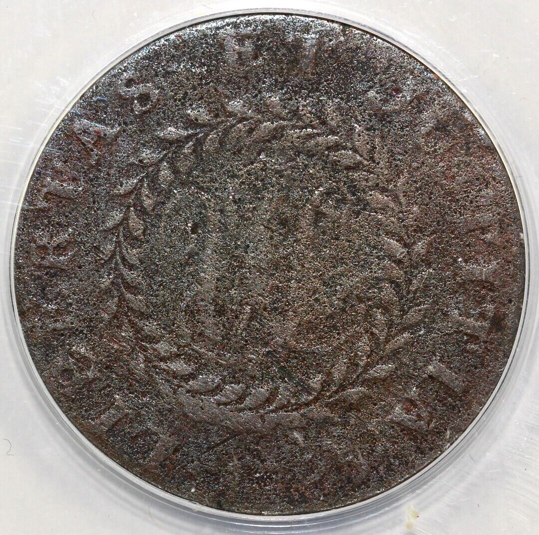 1785 Pointed Rays Nova Constellatio Colonial Copper Coin ANACS VG 8 Details
