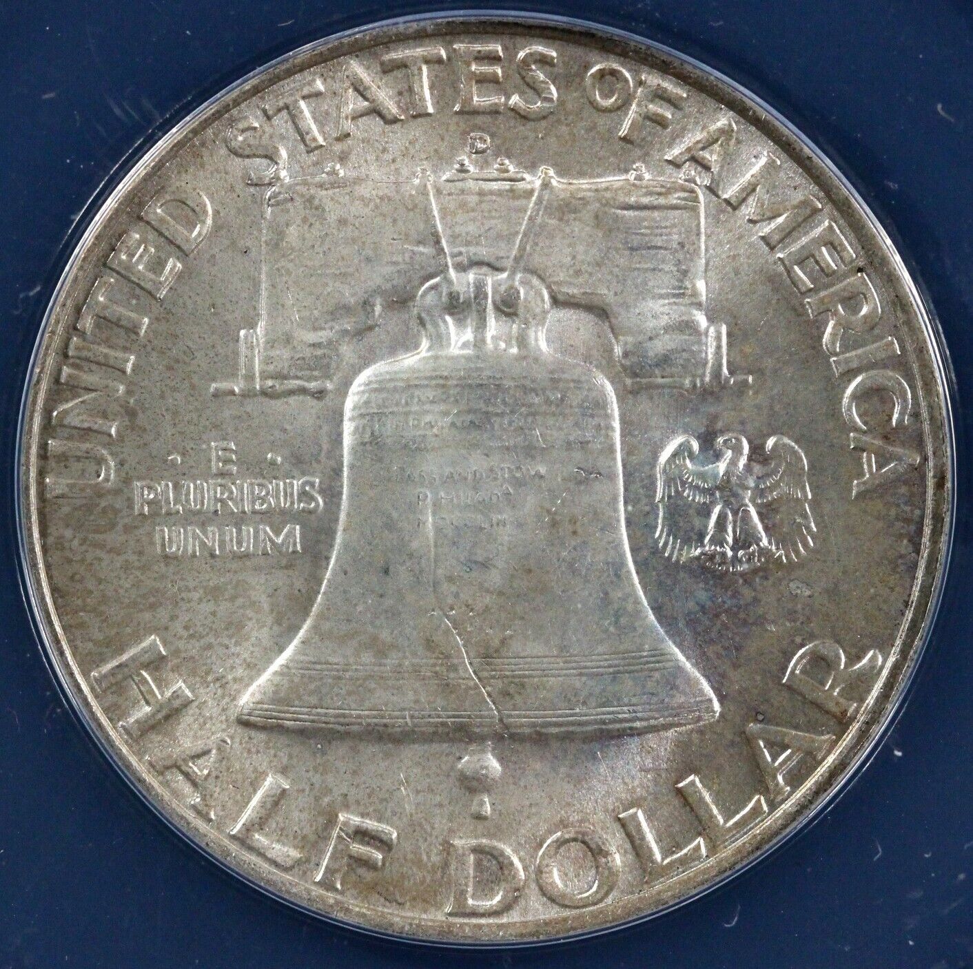 1950-D 50c Full Bell Lines Franklin Half Dollar ANACS MS 63 FBL