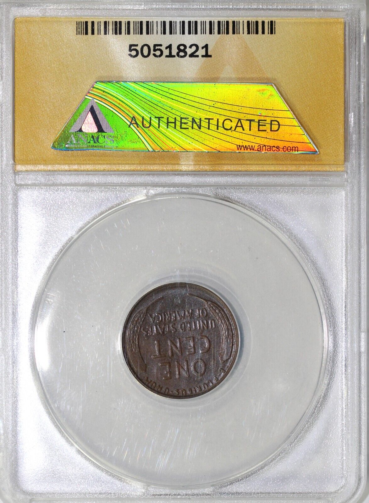 1924-S 1c Lincoln Cent ANACS MS 62