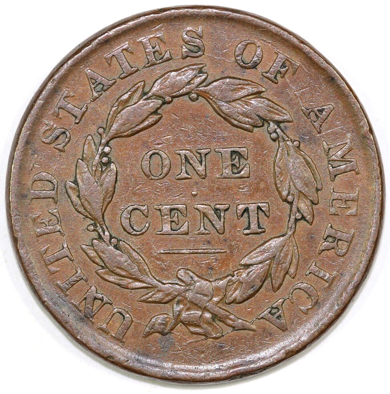 1833 1c Coronet or Matron Head Large Cent