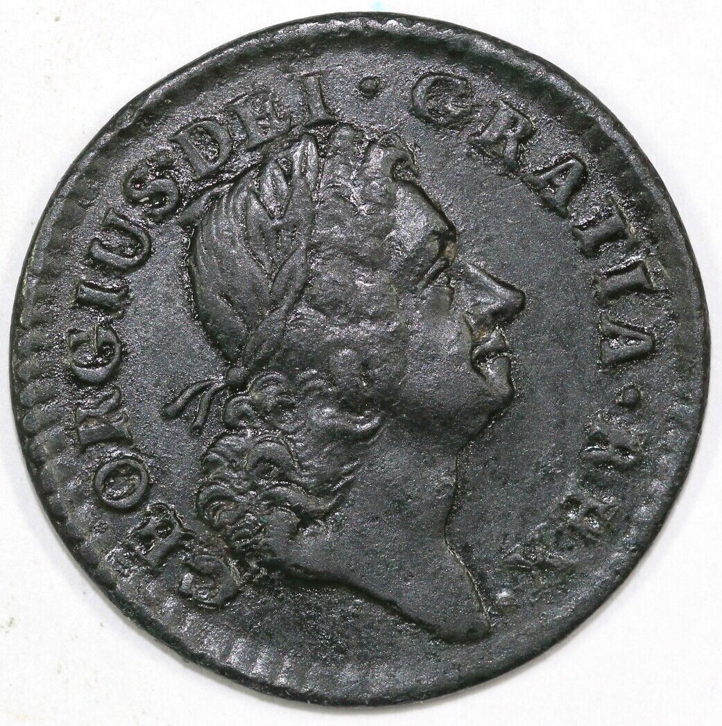 1723 Breen 172 Woods Hibernia Farthing *EX; 2009 C-4 Sale*