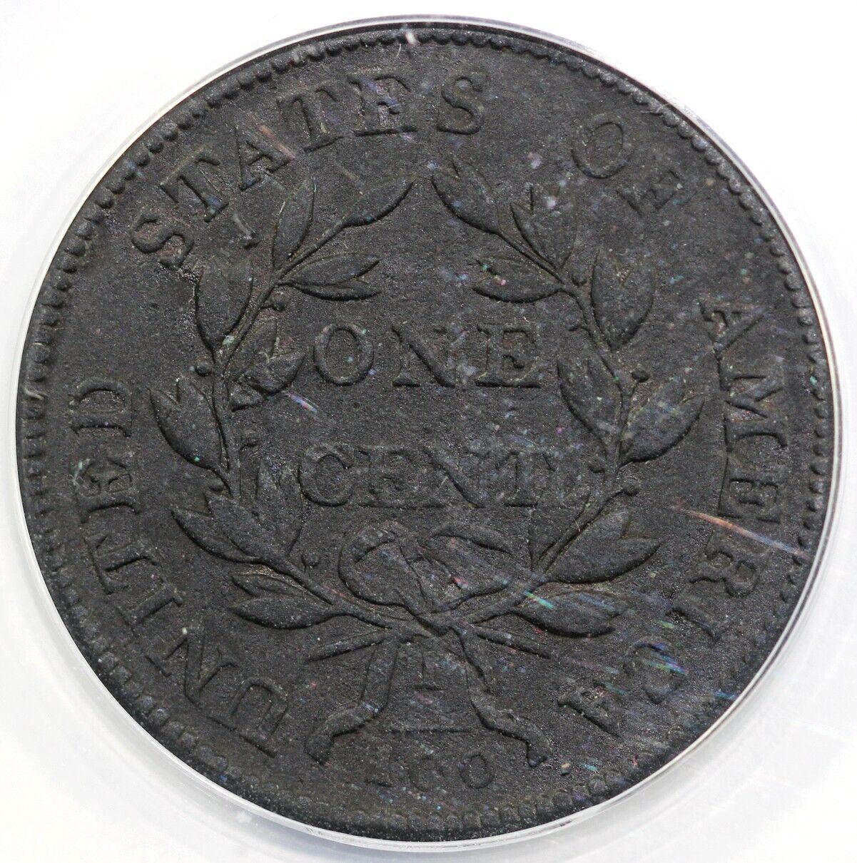 1803 1c S-246 Small Date, Fraction Draped Bust Large Cent ANACS VF 25 Details