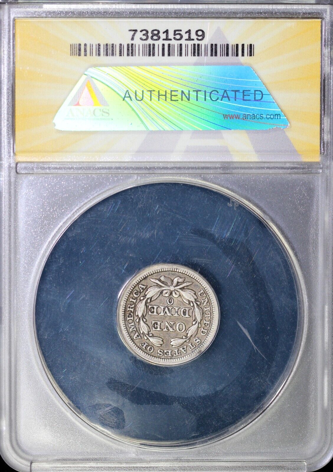 1850-O 10c Seated Liberty Dime ANACS VF 30