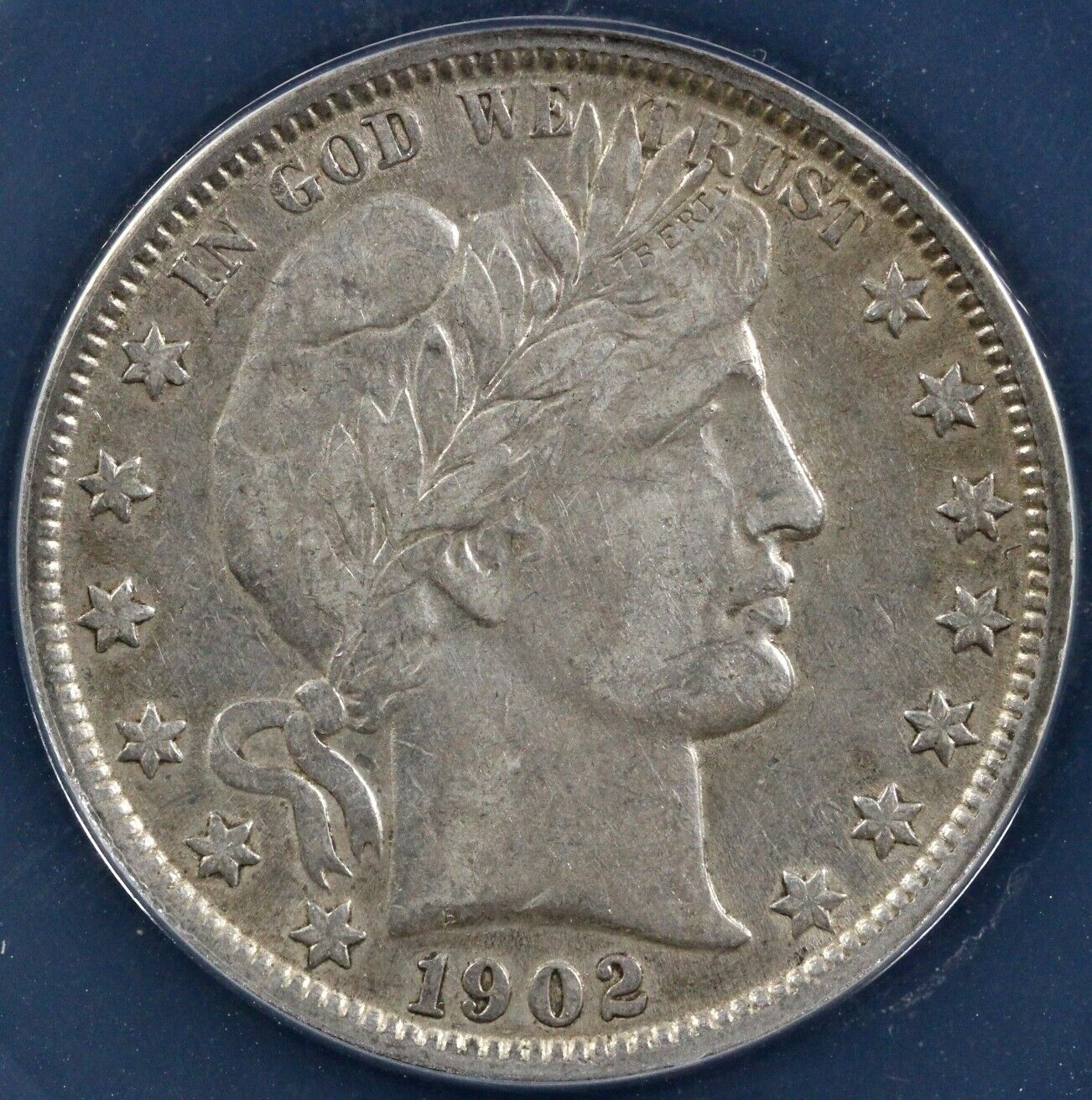1902 50c Barber Half Dollar ANACS EF 40
