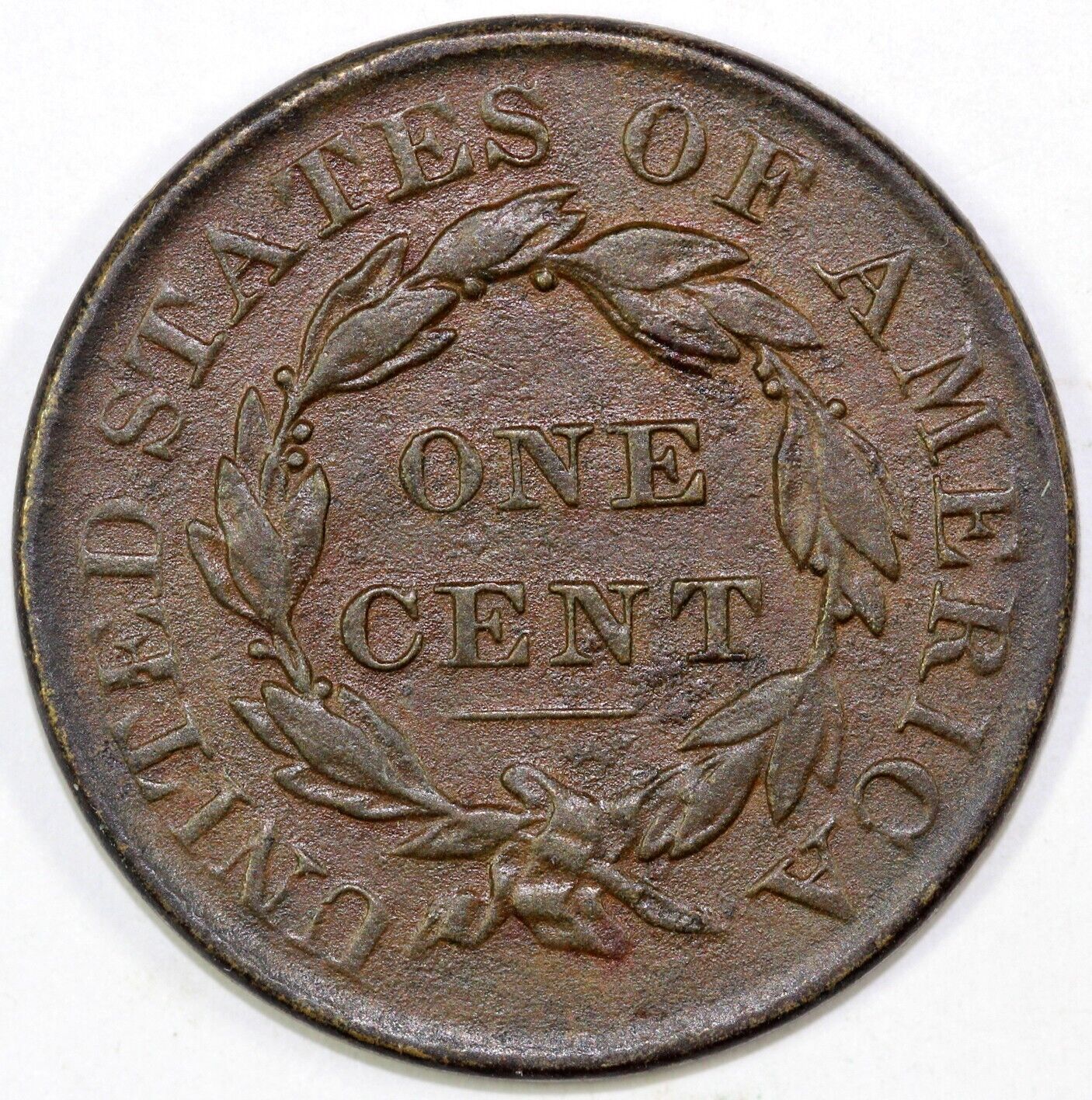 1828 1c N-4 Coronet or Matron Head Large Cent