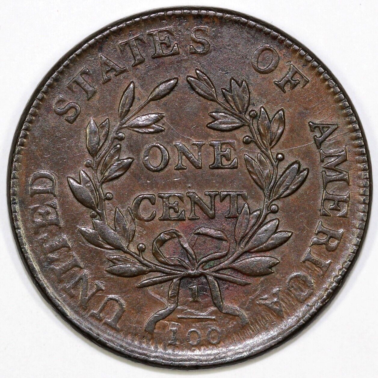 1802 1c S-239 Draped Bust Large Cent *Scratches on Reverse*