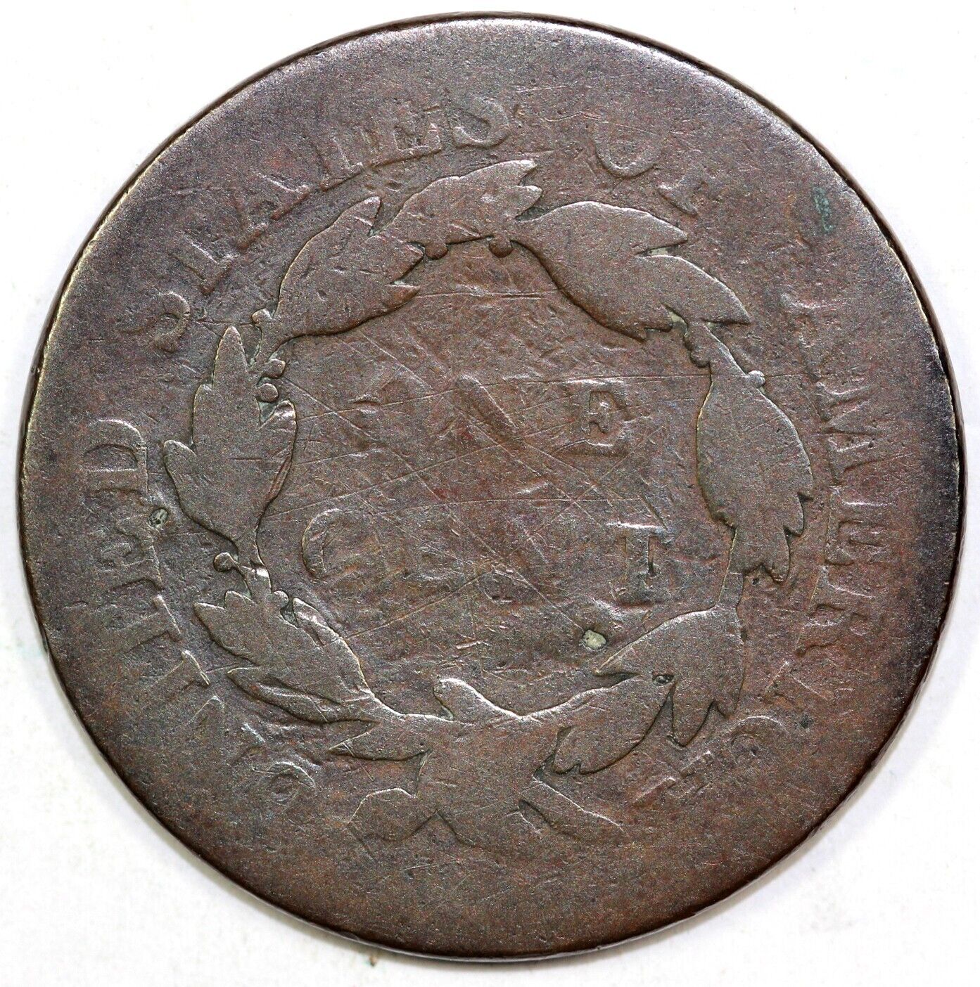 1818 1c N-4 Coronet or Matron Head Large Cent