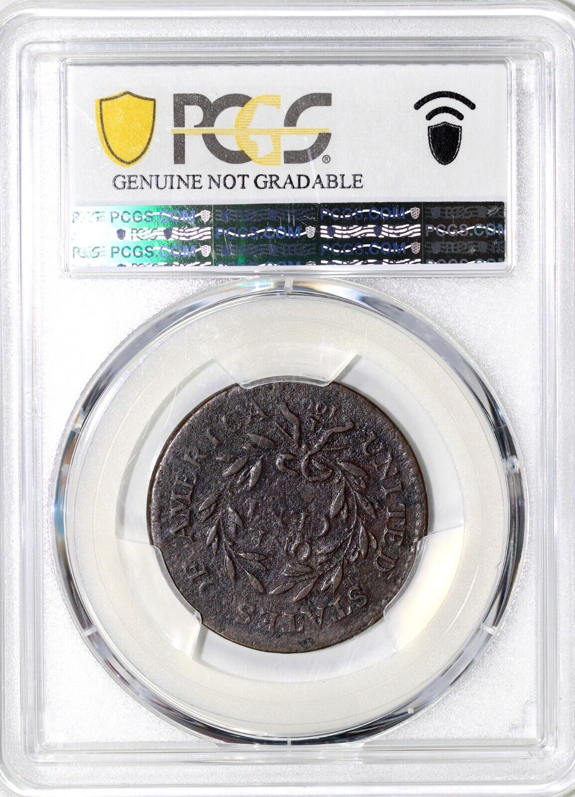 1795 1c Plain Edge Liberty Cap Large Cent PCGS VF Details