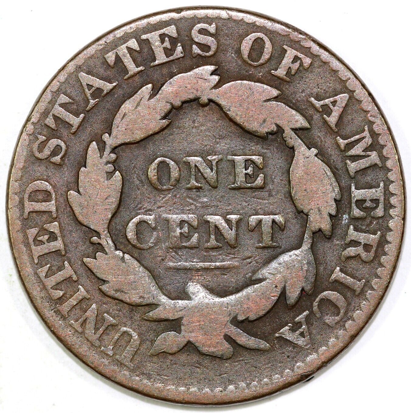 1831 1c N-14 Coronet or Matron Head Large Cent