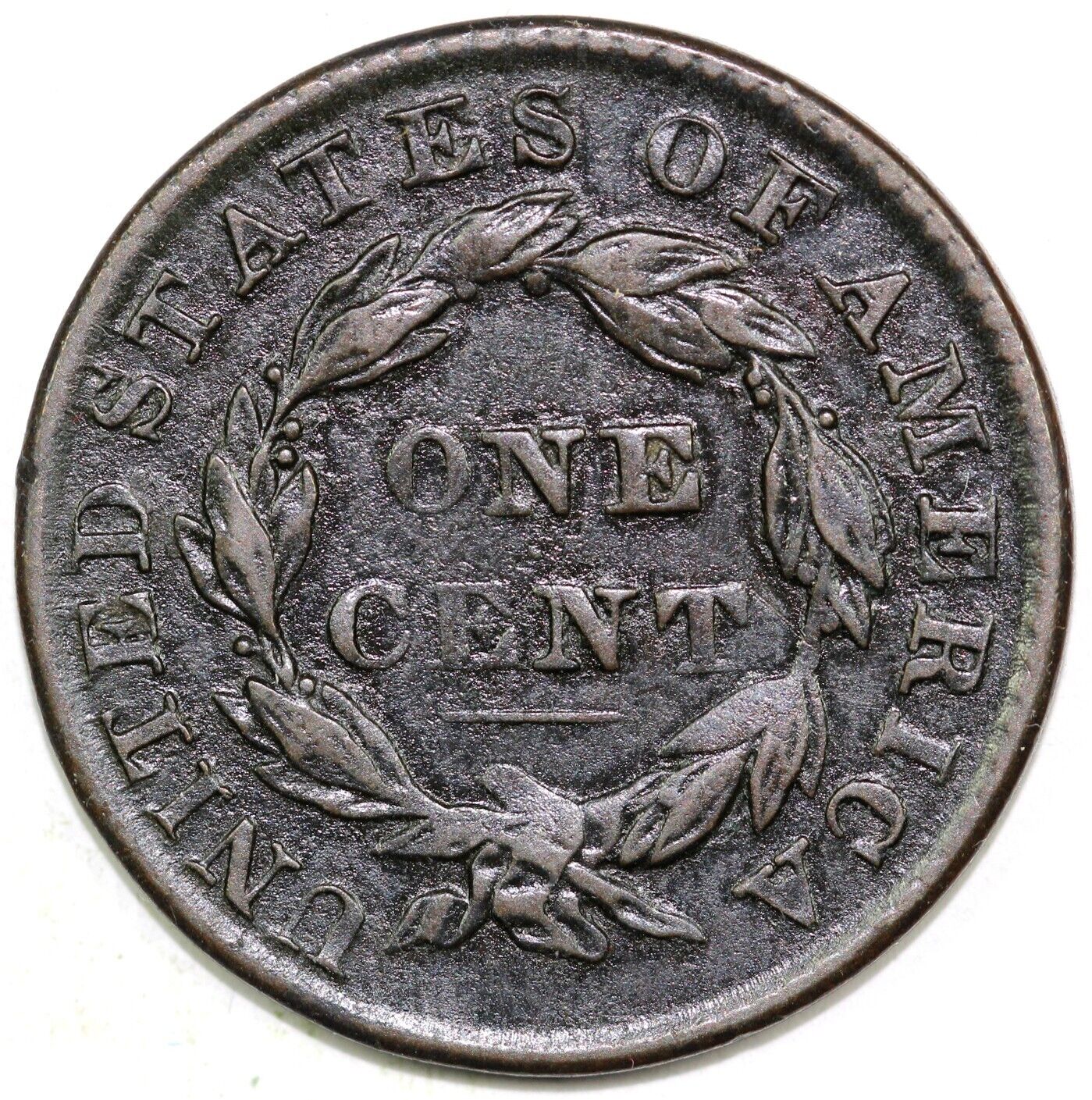 1829 1c N-5 Coronet or Matron Head Large Cent