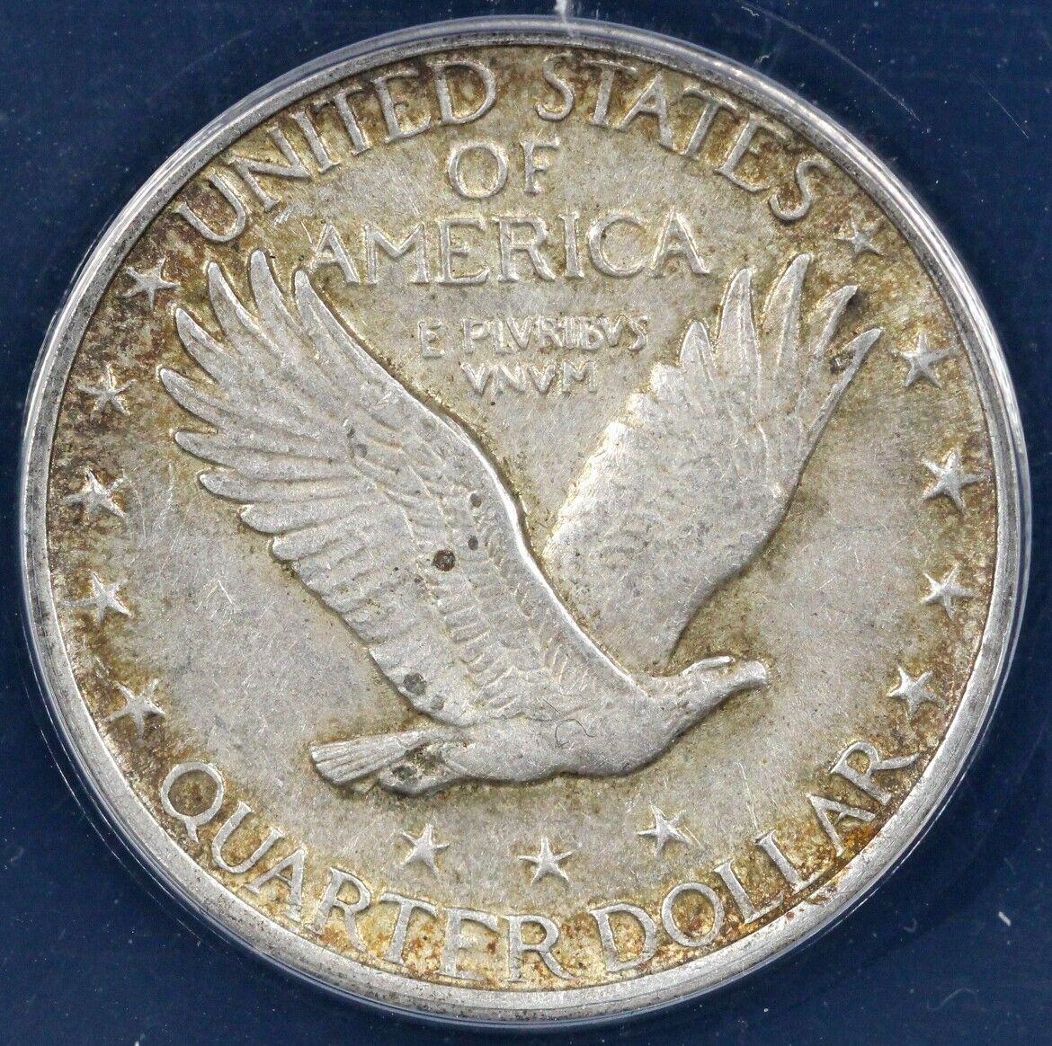 1918-S 25c Standing Liberty Quarter ANACS AU 55 Details Damaged