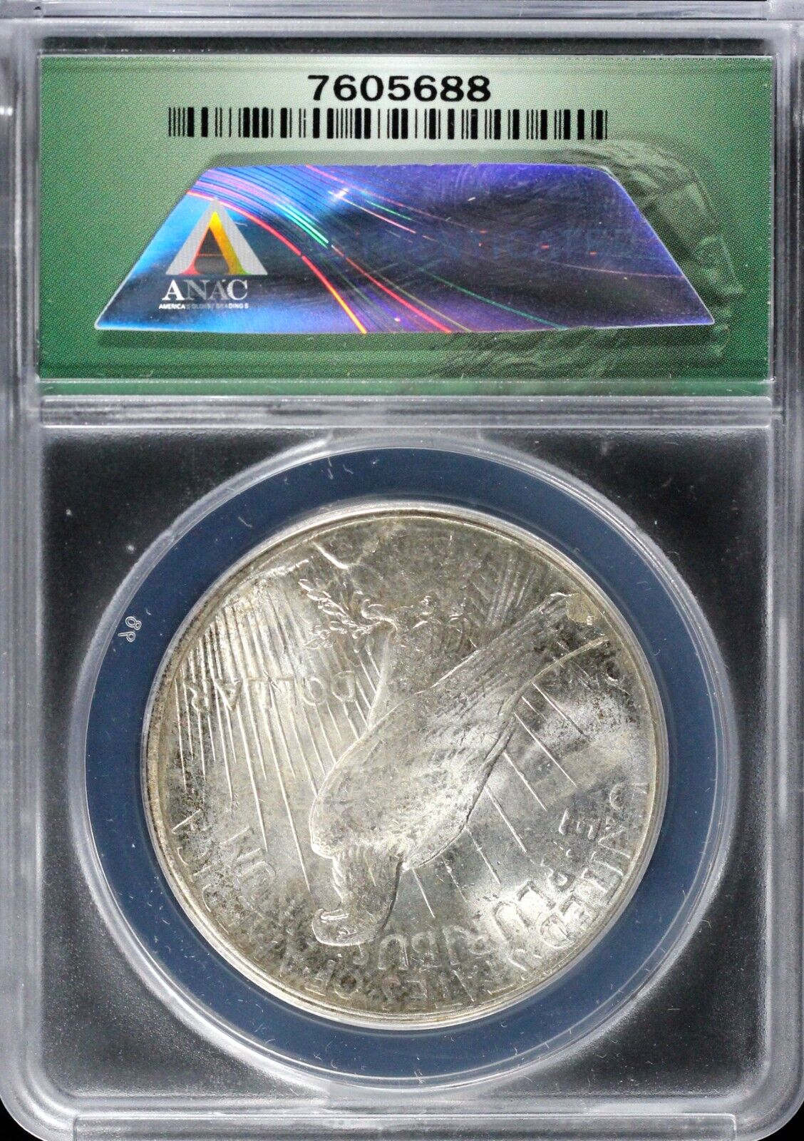 1922-S $1 Peace Dollar ANACS MS 63