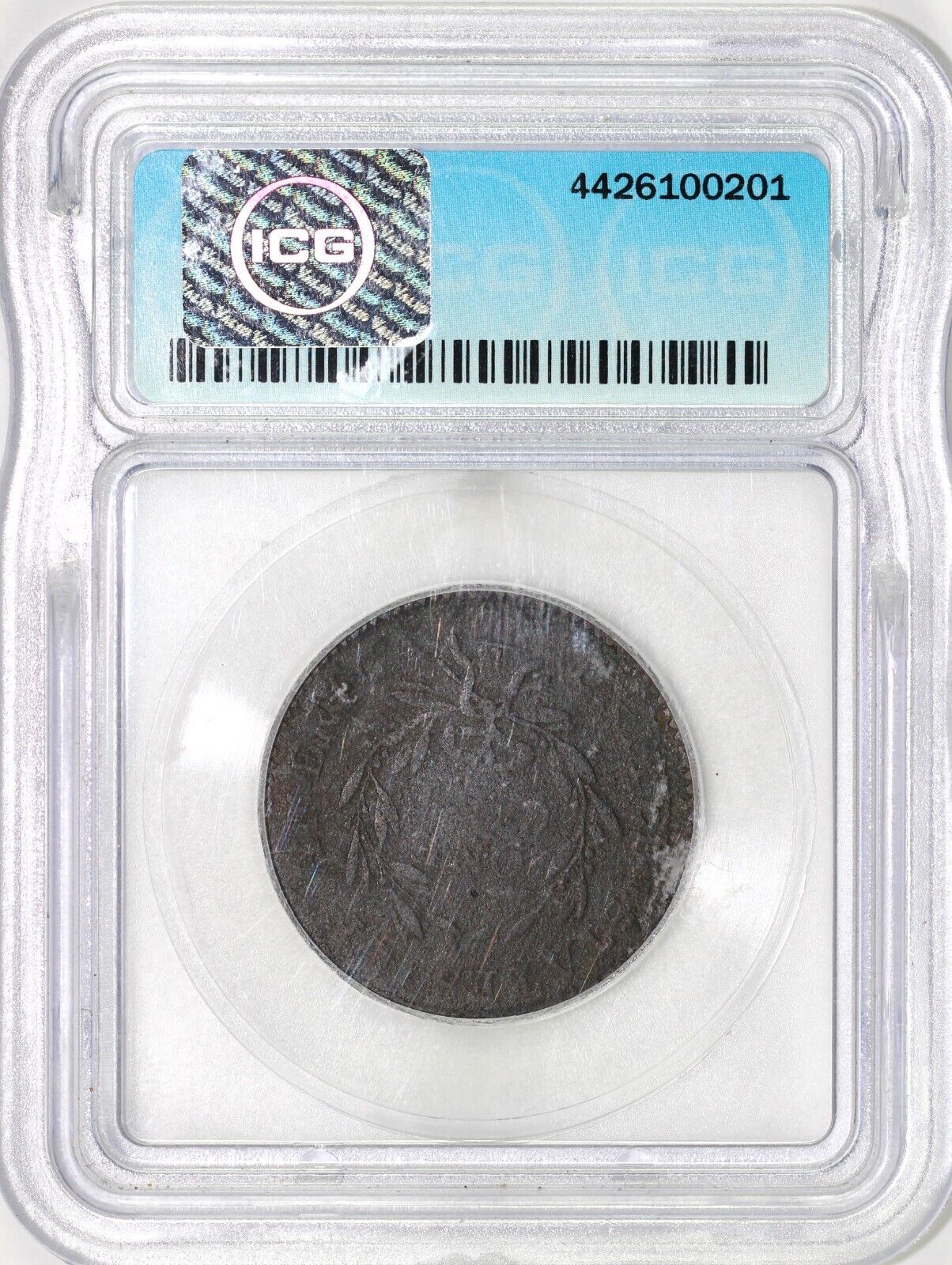 1794 1c S-23 Liberty Cap Large Cent ICG VF 20 Details Corroded