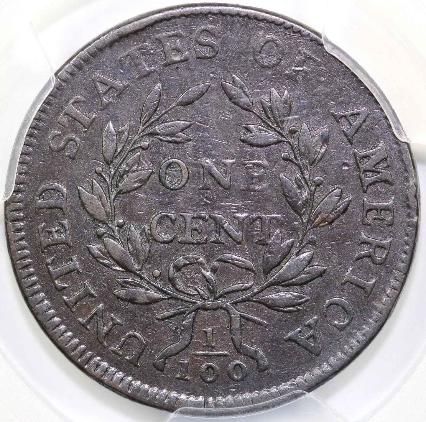 1797 1c S-128 Draped Bust Large Cent PCGS XF 40