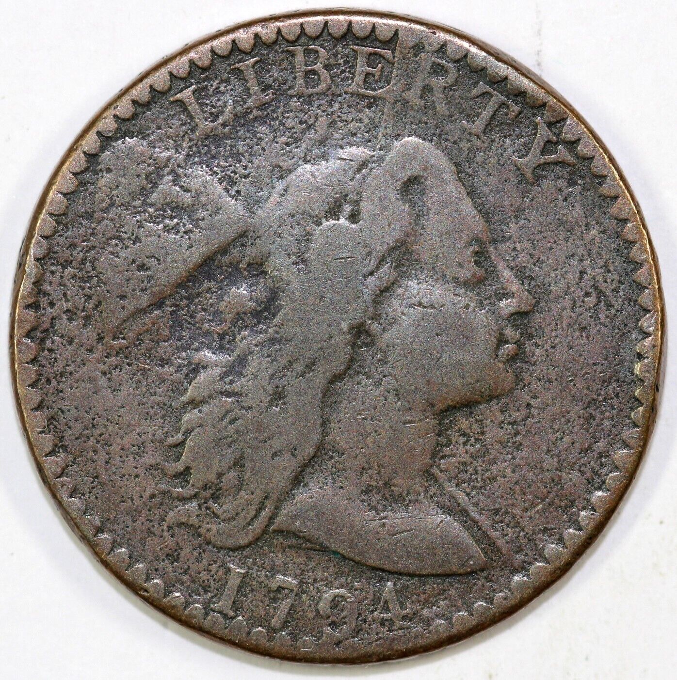 1794 1c S-35 Liberty Cap Large Cent