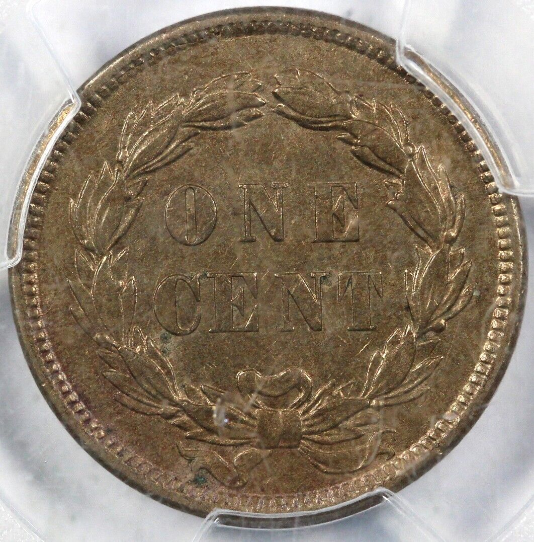 1859 1c Indian Head Cent PCGS AU 53