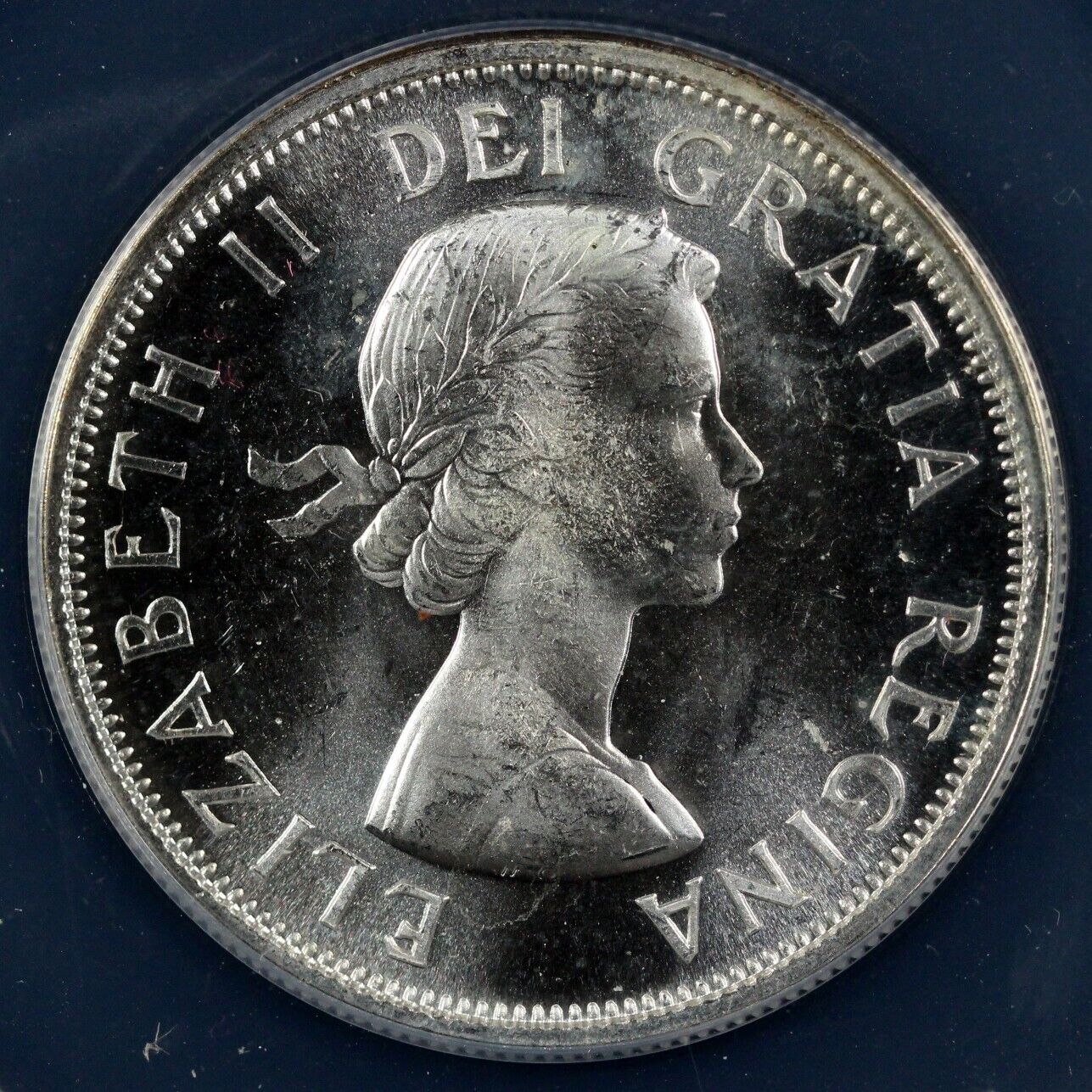 1963 50c Prooflike Canada Half Dollar MS 65 PL Cameo