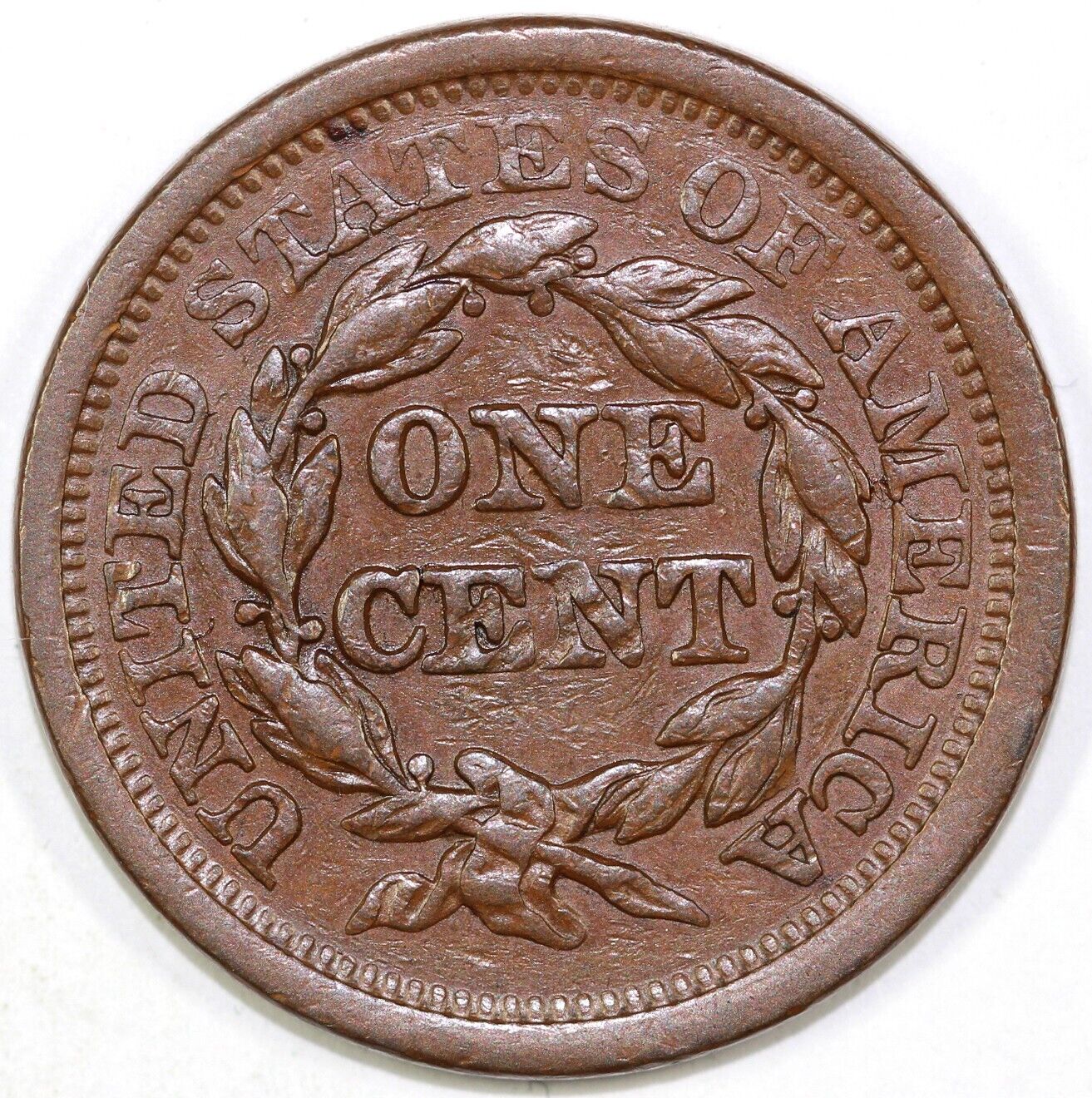 1849 1c N-29 Braided Hair Large Cent
