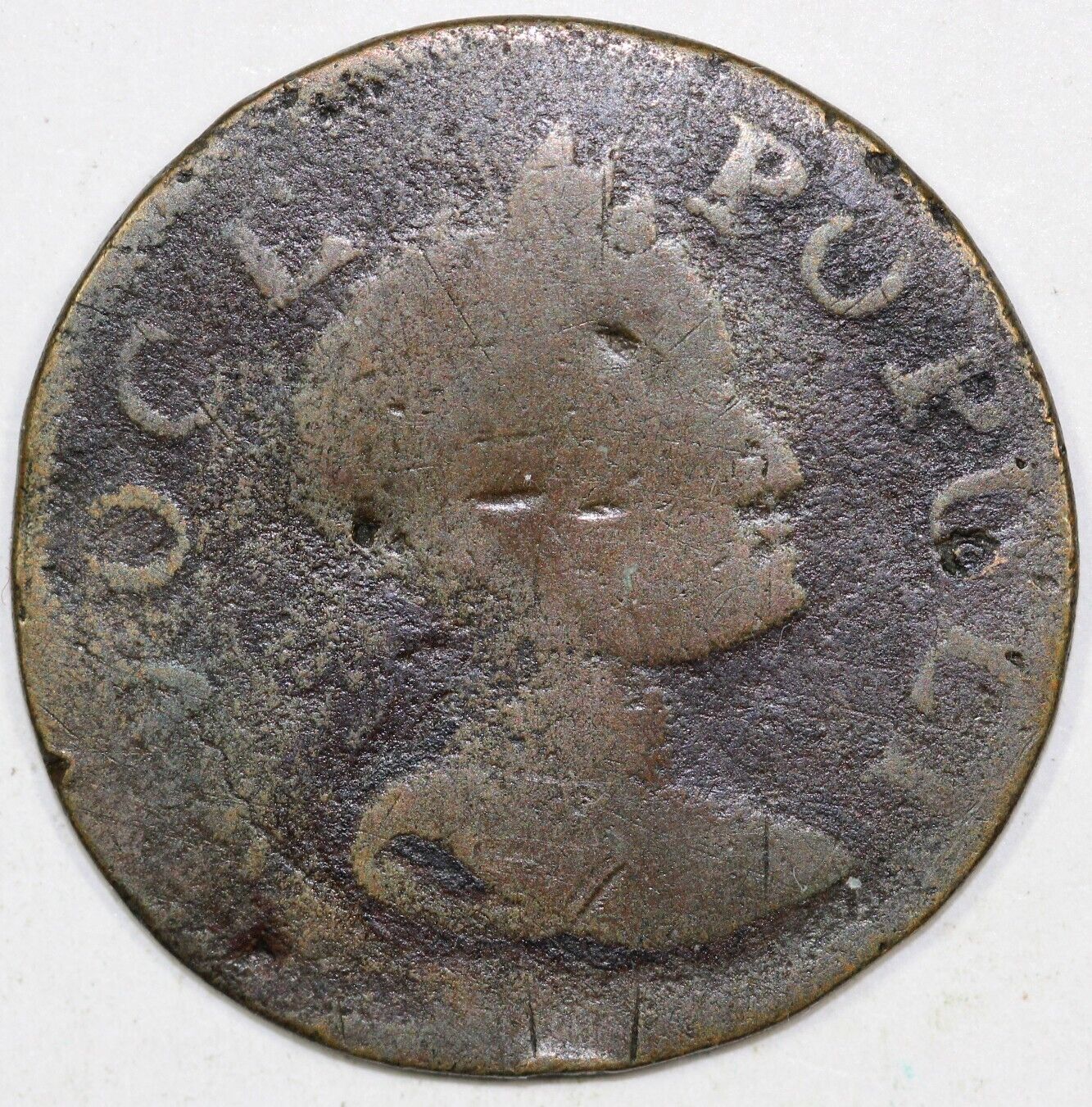 1760 N-7 Voce Populi Colonial Copper Cent