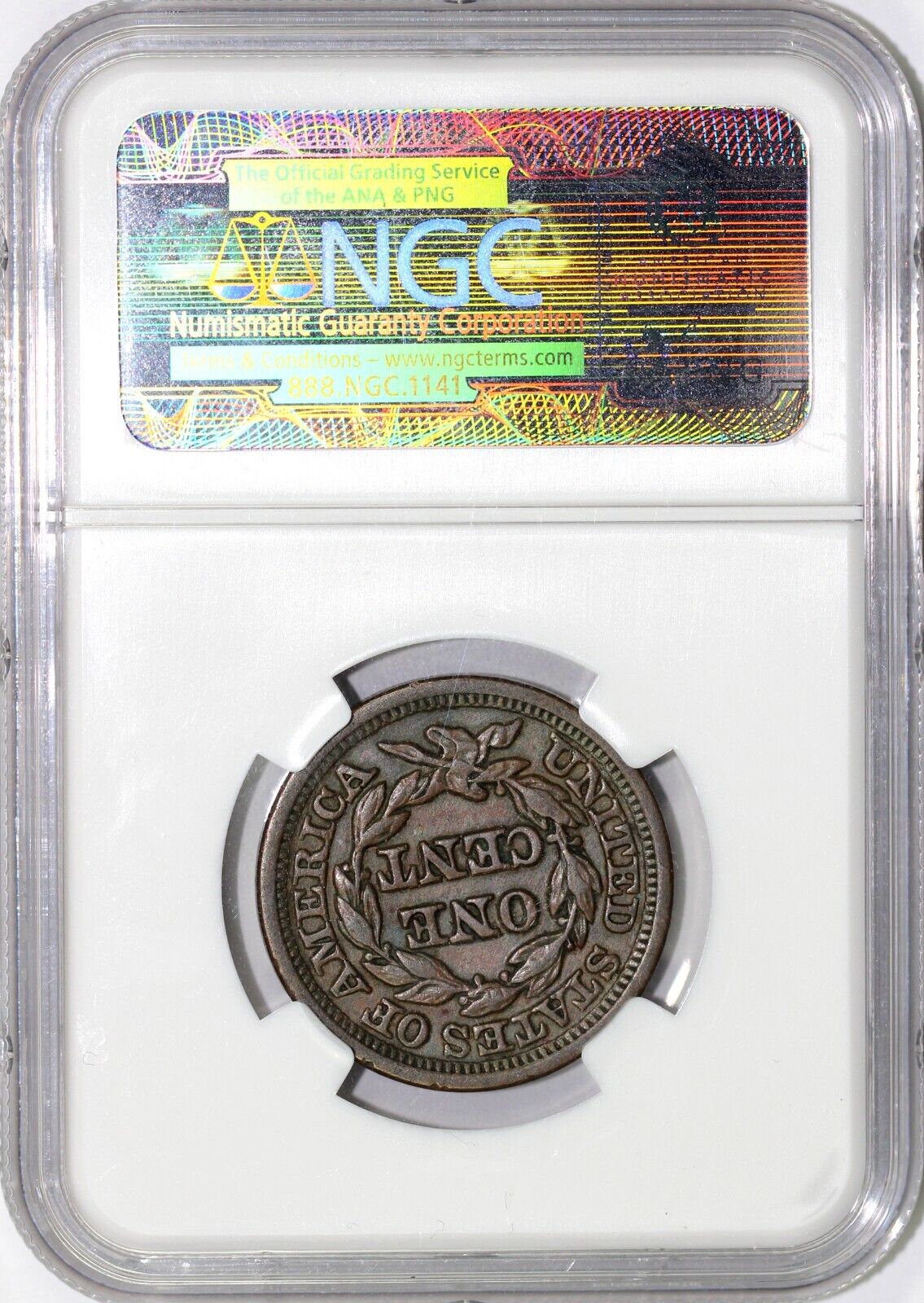 1849 1c N-9 Braided Hair Large Cent XF 45 *LDS*
