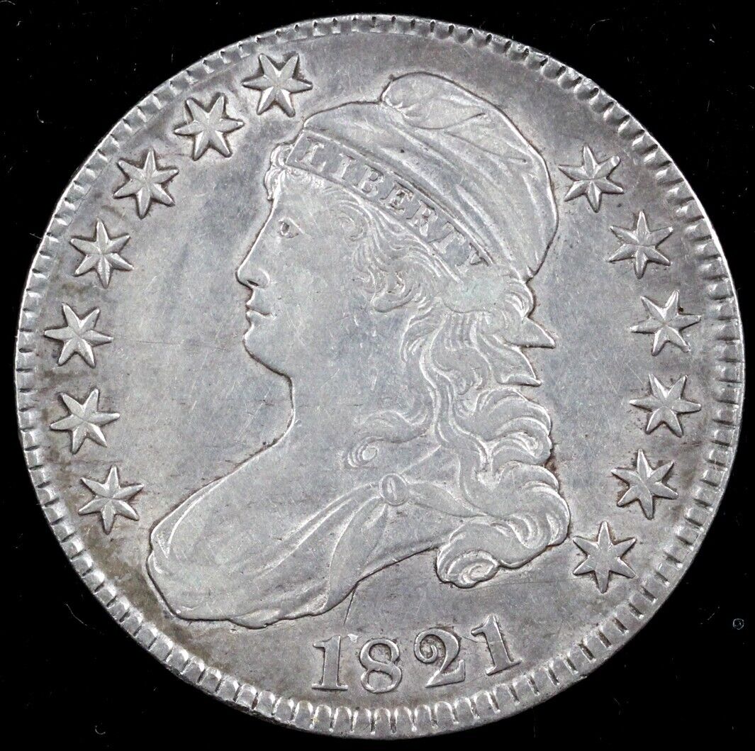 1821 50c Capped Bust Half Dollar