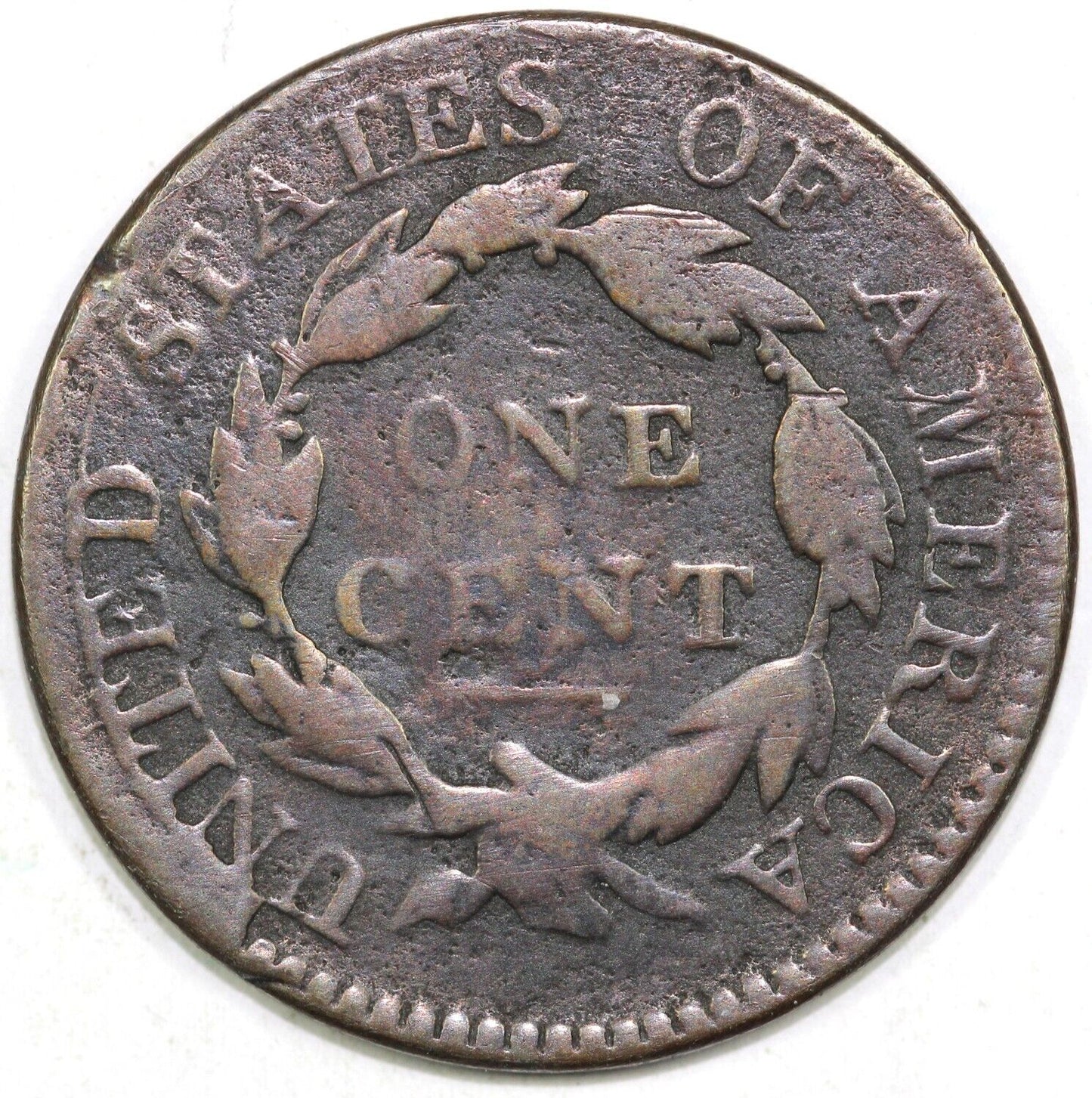 1818 1c N-2 Coronet or Matron Head Large Cent *Intermediate Die State*