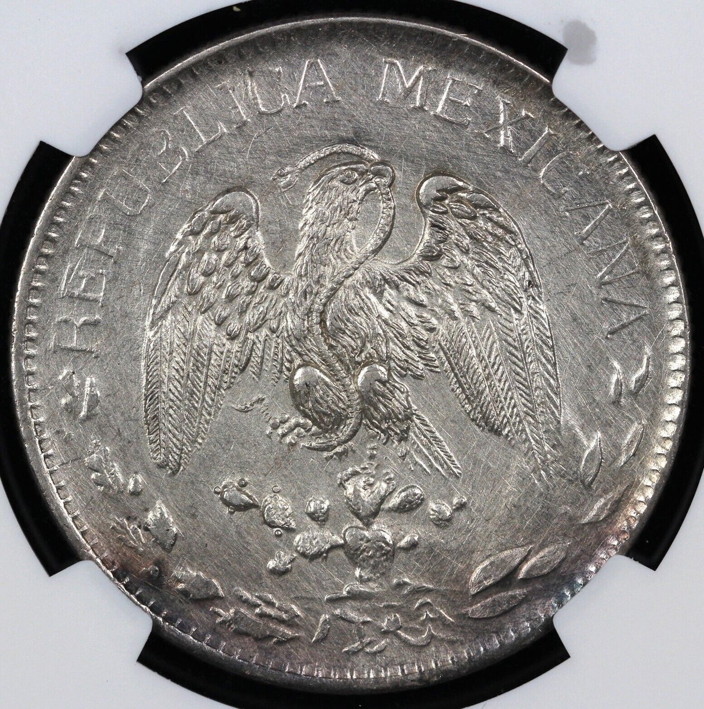 1915- CH FM "Army of the North" Mexico Chihuahua Silver Peso NGC UNC Details