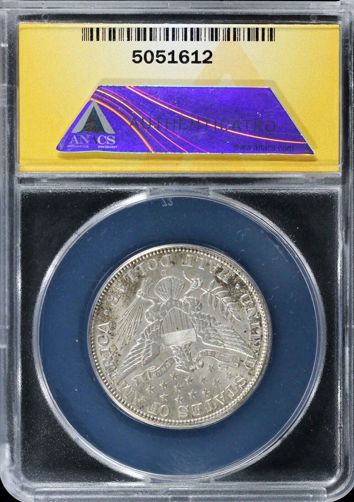 1912-D 50C Barber Half Dollar ANACS MS 62