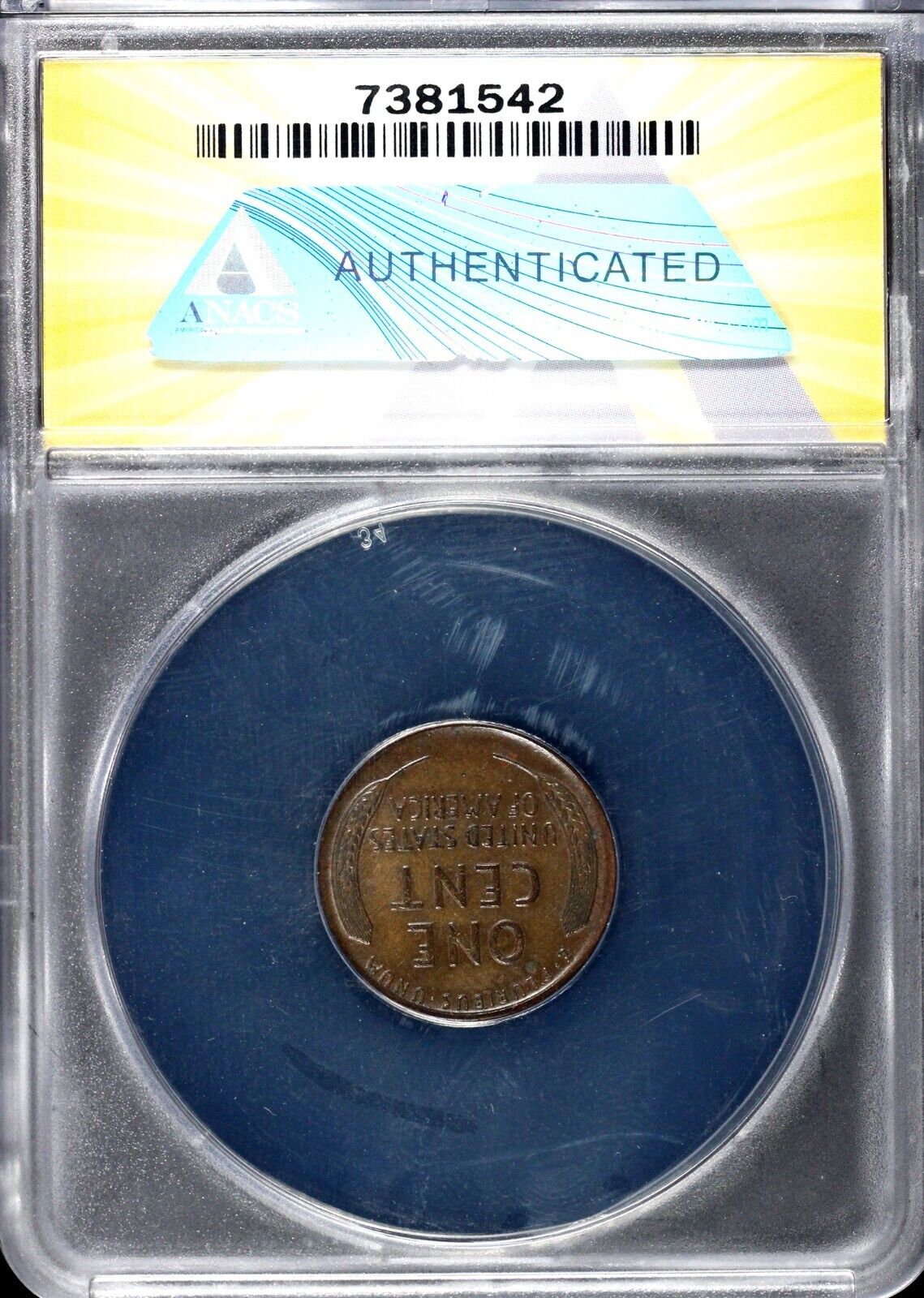 1931-D 1c Lincoln Cent ANACS AU 50