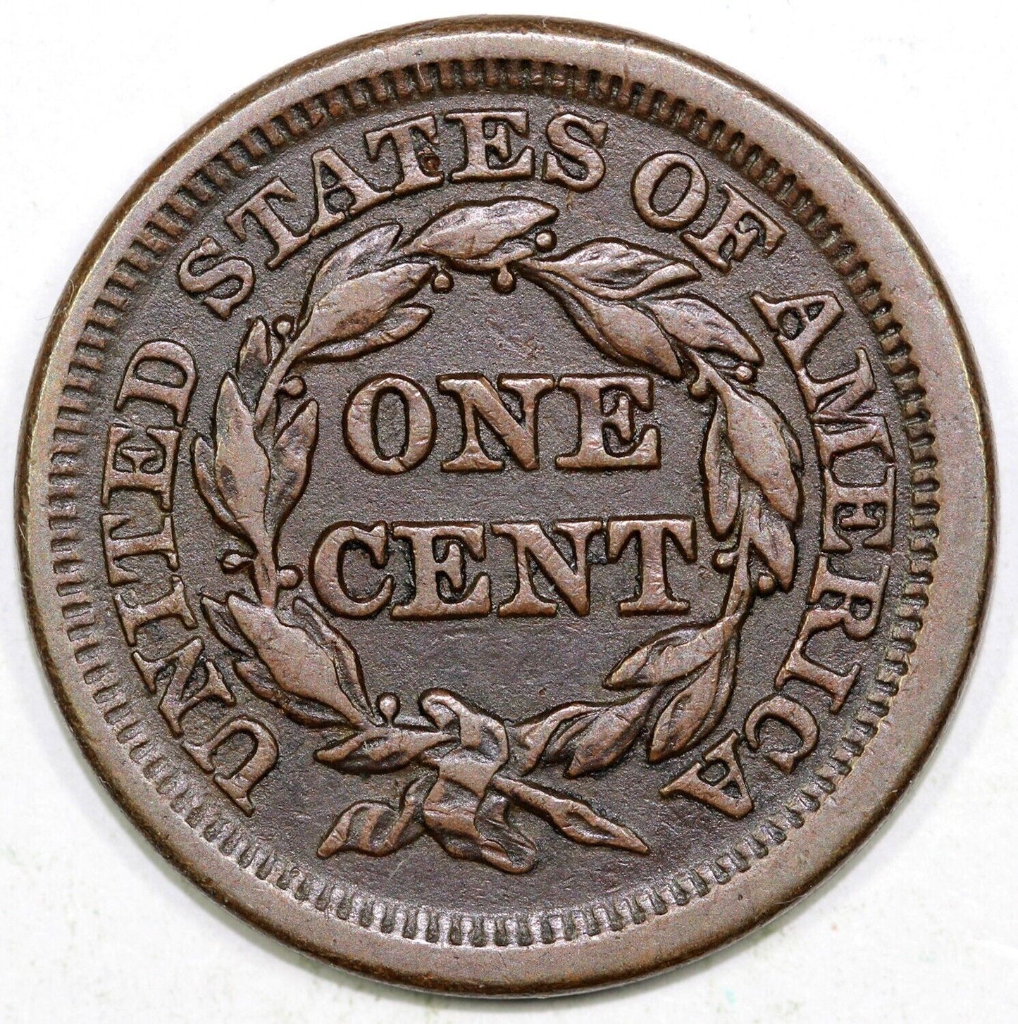 1850 1c N-24 Braided Hair Large Cent