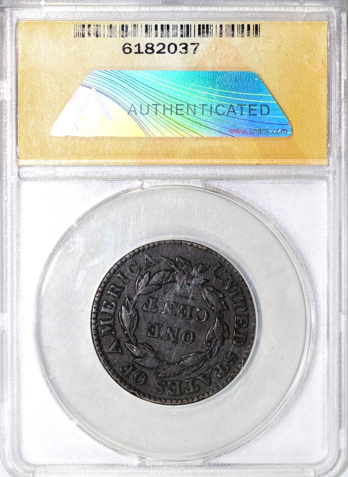 1830 1c N-10 Coronet or Matron Head Large Cent ANACS VF 20
