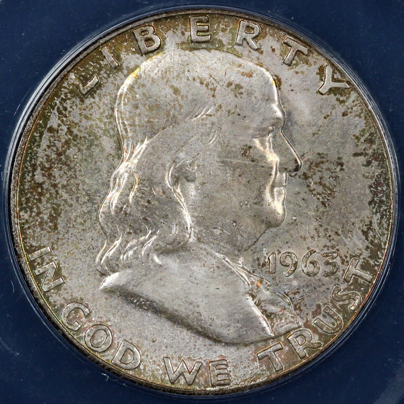 1963-D 50c Franklin Half Dollar ANACS MS 66