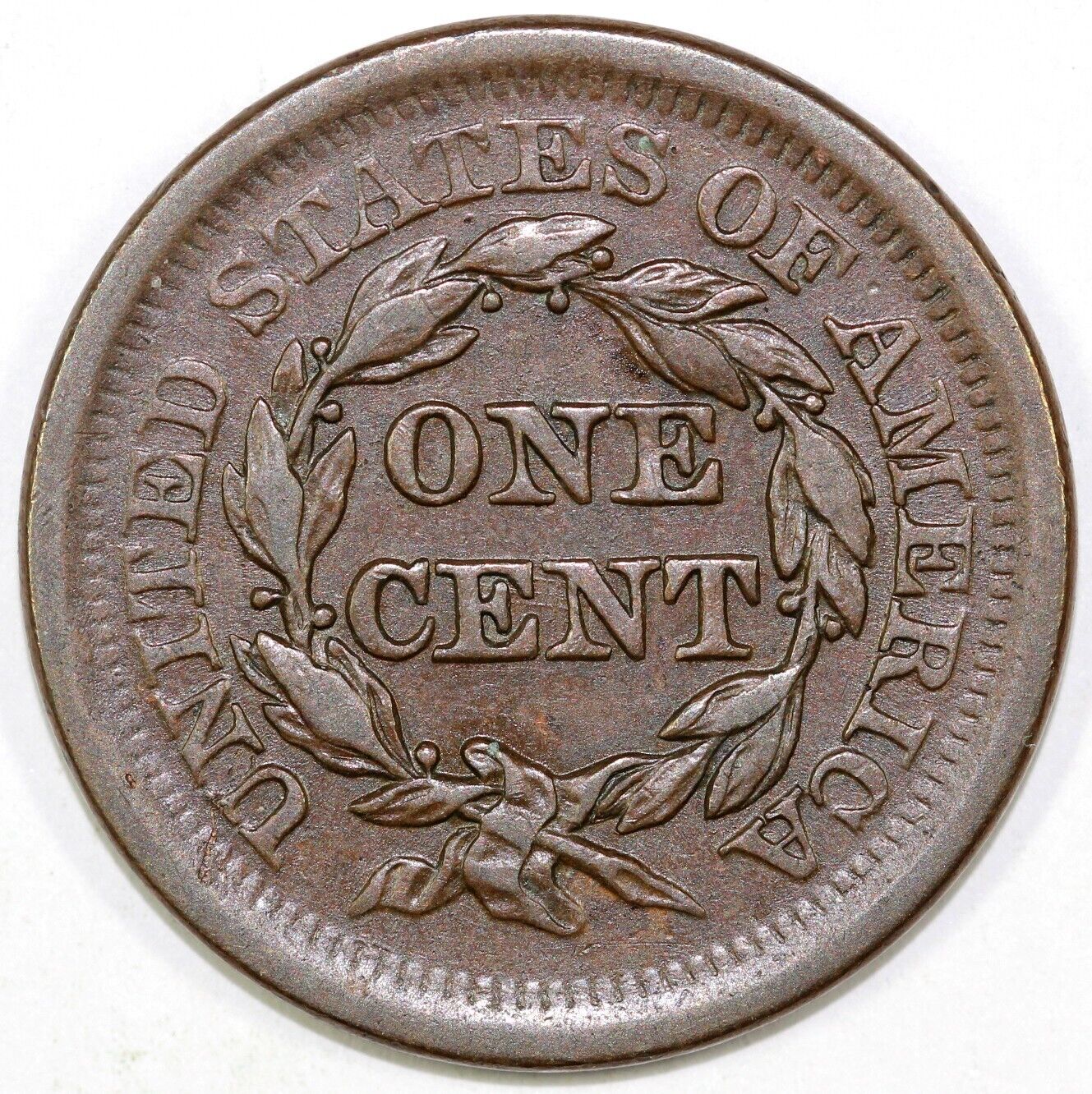 1851 1c N-33 Braided Hair Large Cent