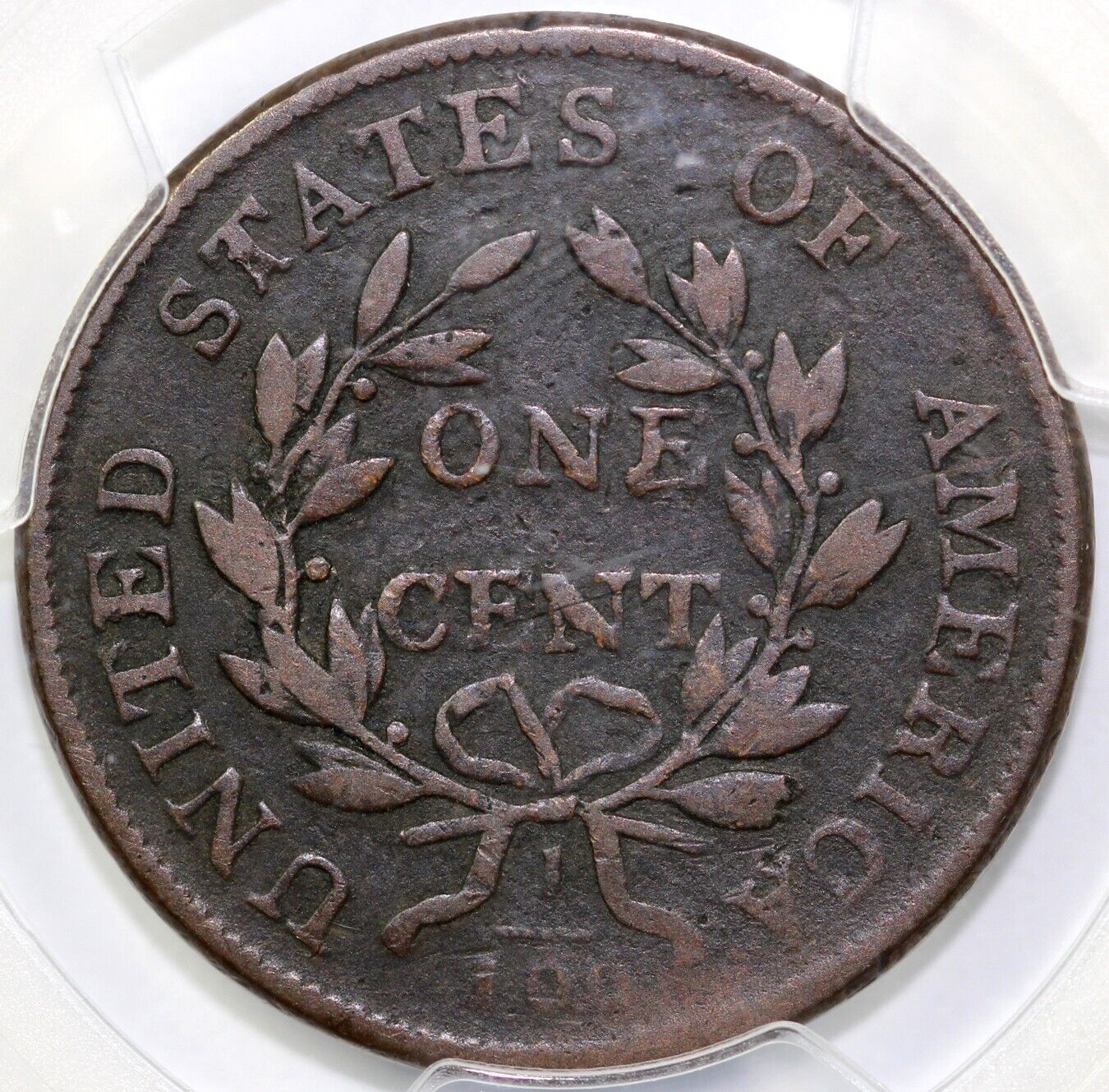 1803 1c S-262 Small Date Small Frac Draped Bust Large Cent PCGS F 12