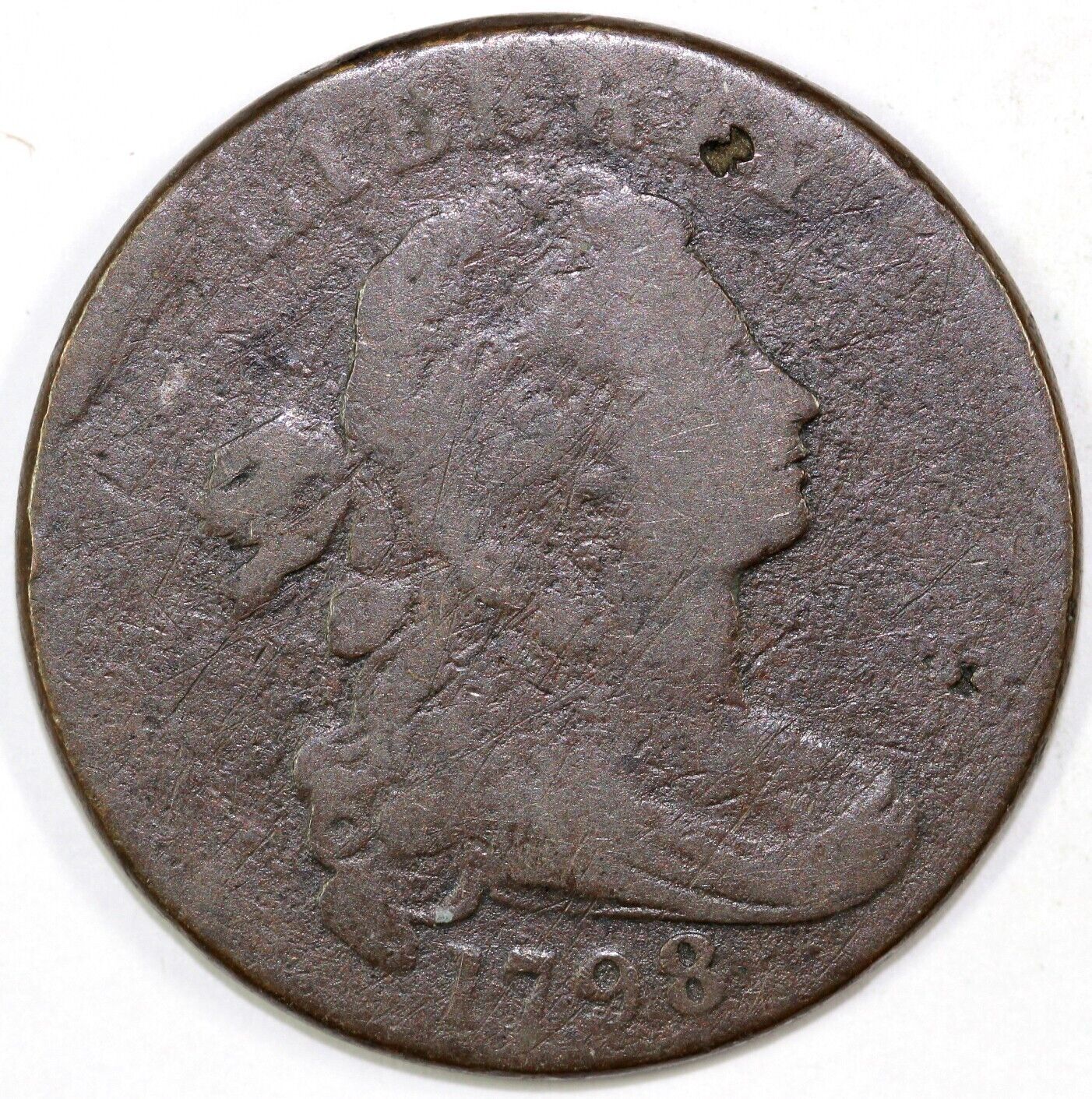 1798 1c S-171 Draped Bust Large Cent