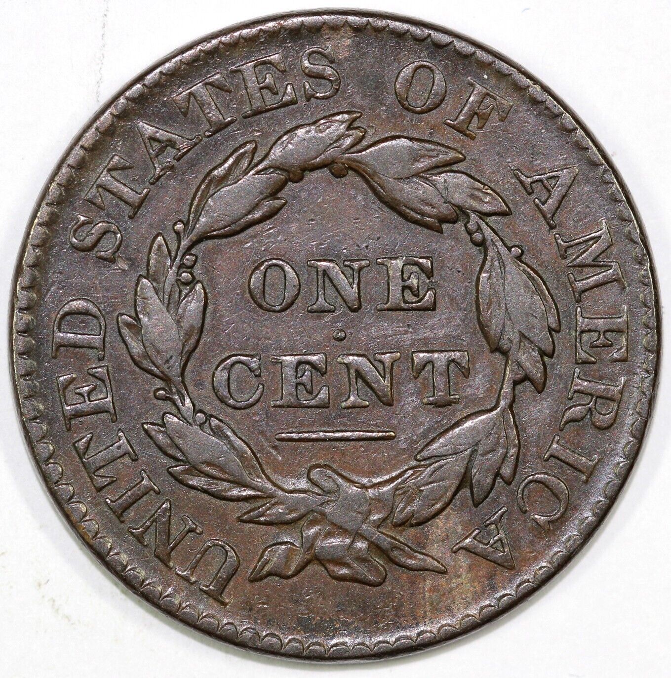 1827 1c N-11 Coronet or Matron Head Large Cent