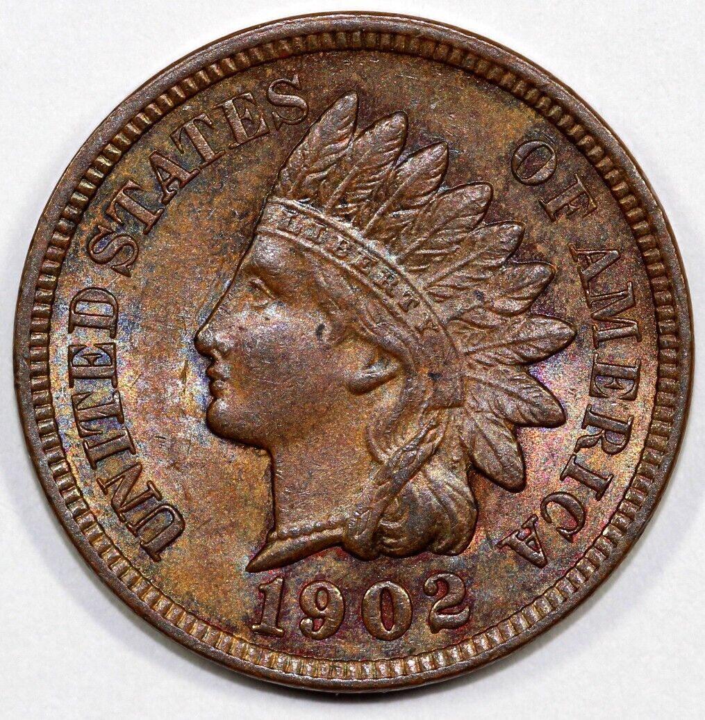 1902 1c Indian Head Cent *Nice Color*