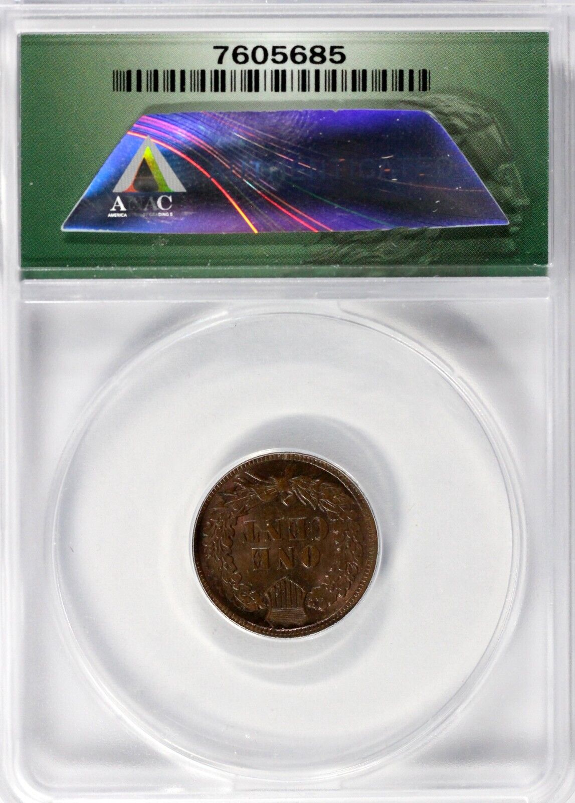 1902 1c Indian Head Cent ANACS MS 64 BN