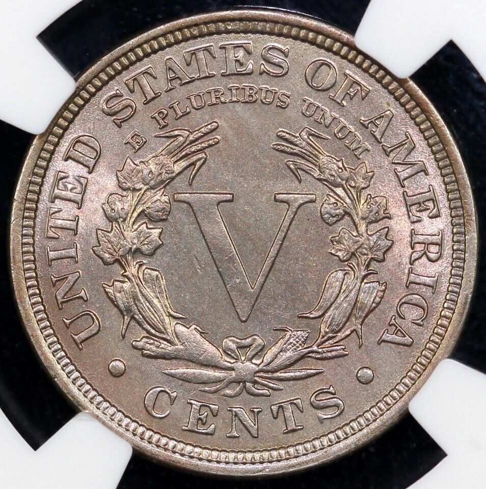 1912 5c Liberty Nickel NGC MS 65