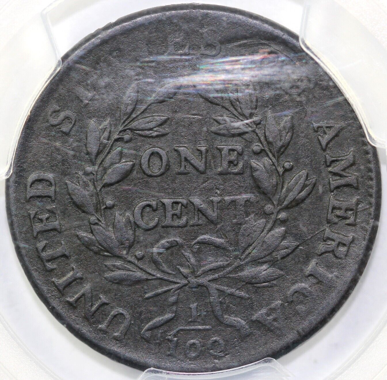 1801 1c S-215 Draped Bust Large Cent PCGS VF Detail Env. Damage EX; Husak