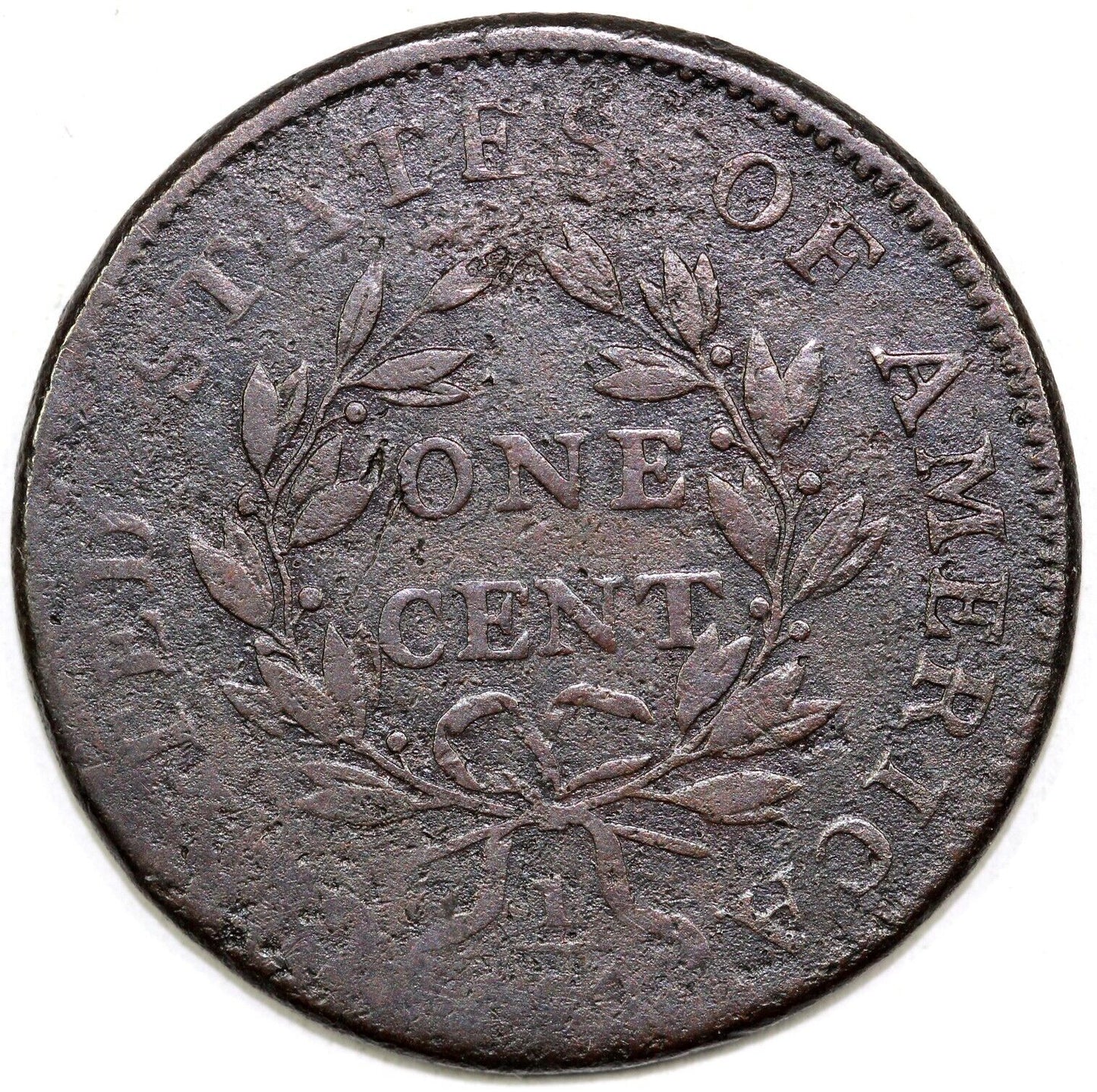 1798 1c S-180 Small 8 2nd Hairstyle Draped Bust Large Cent