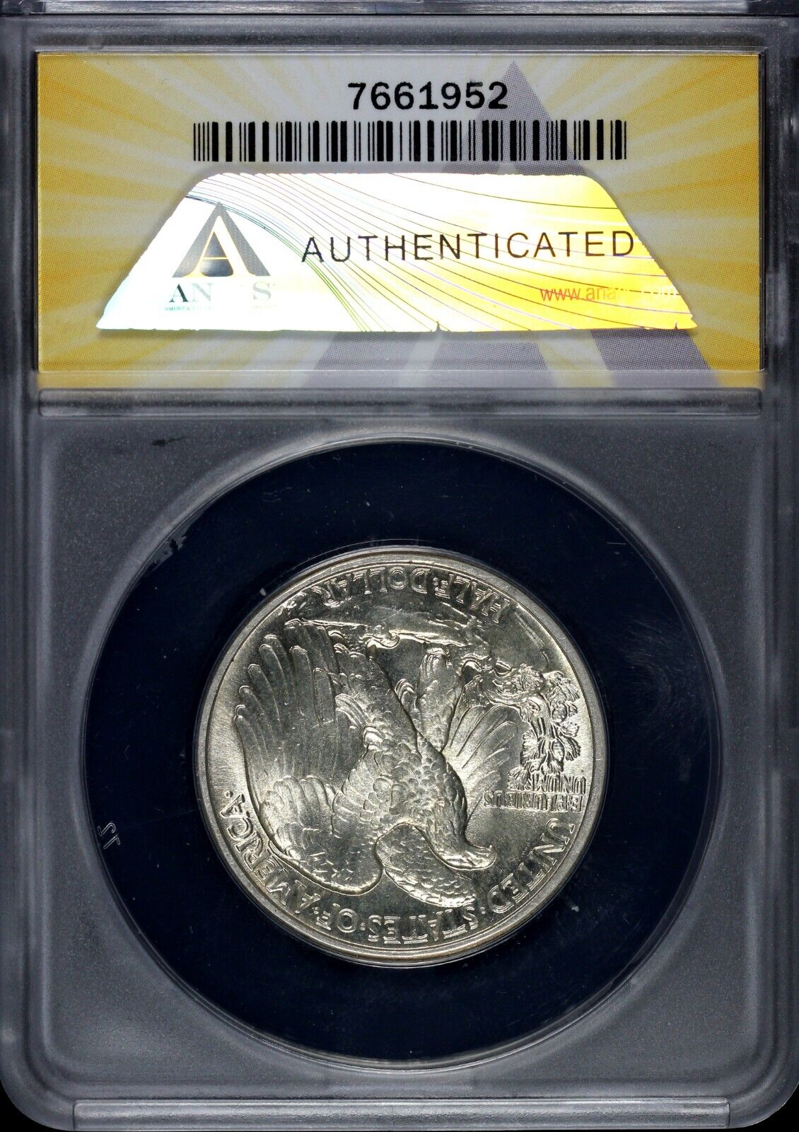 1942 50c Walking Liberty Half Dollar ANACS MS 64