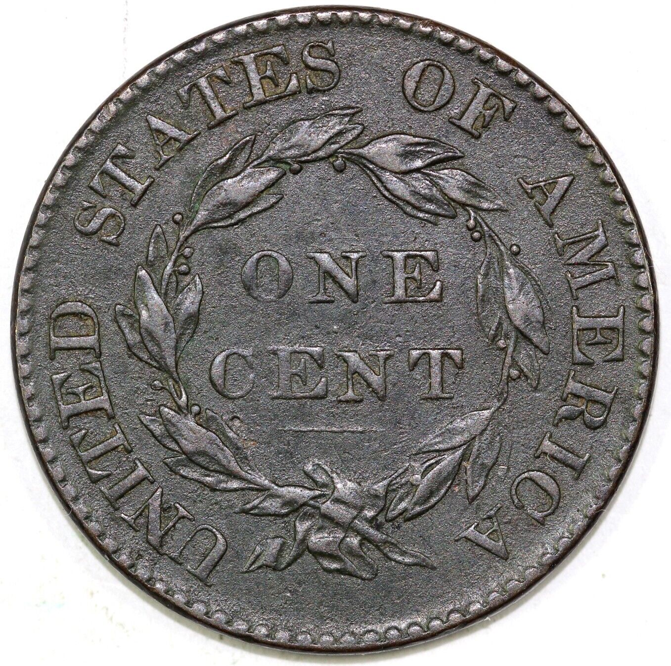 1822 1c N-7 Coronet or Matron Head Large Cent