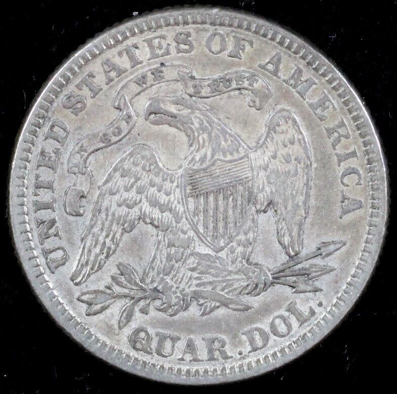 1890 25c Seated Liberty Quarter