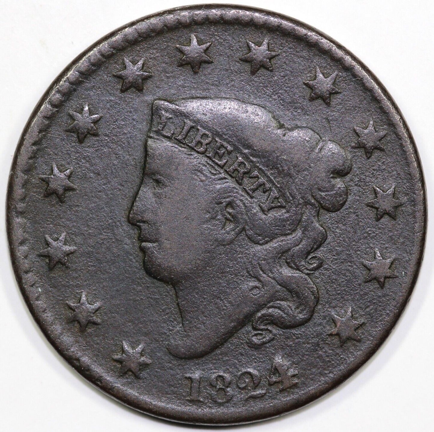 1824/2 1c Matron Head Large Cent
