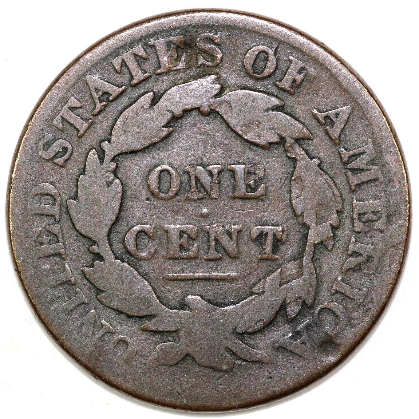 1831 1c N-12 Coronet or Matron Head Large Cent *LDS*