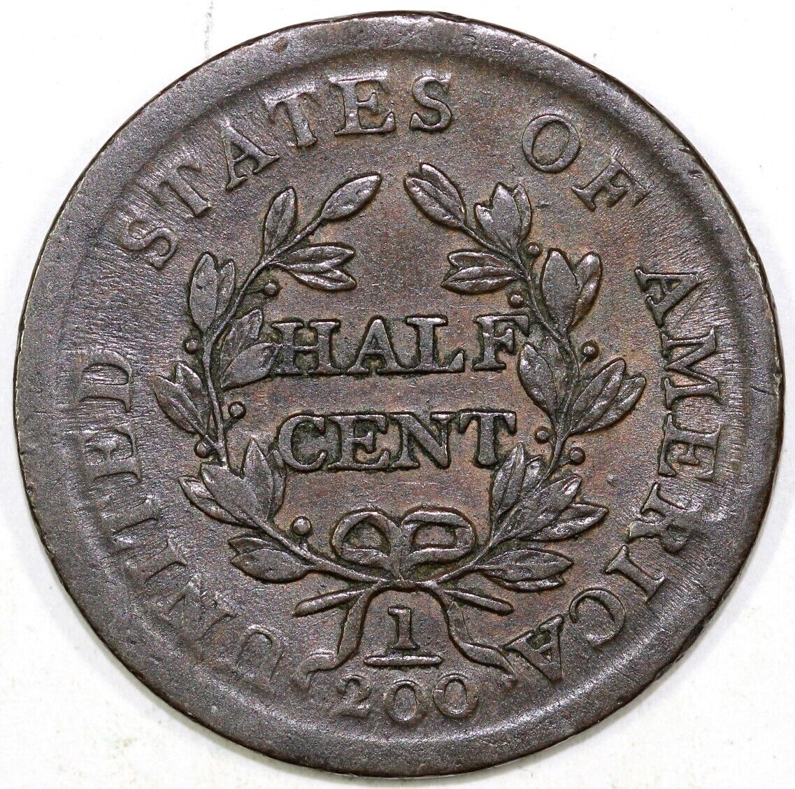 1804 1/2c Broadstruck C-10 Draped Bust Half Cent *MDS*