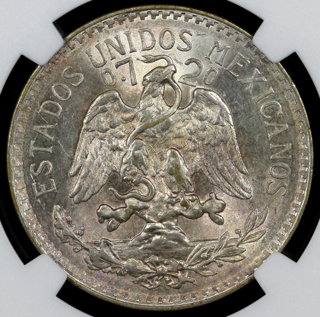 1921 50c Mexico Fifty Centavos NGC MS 63